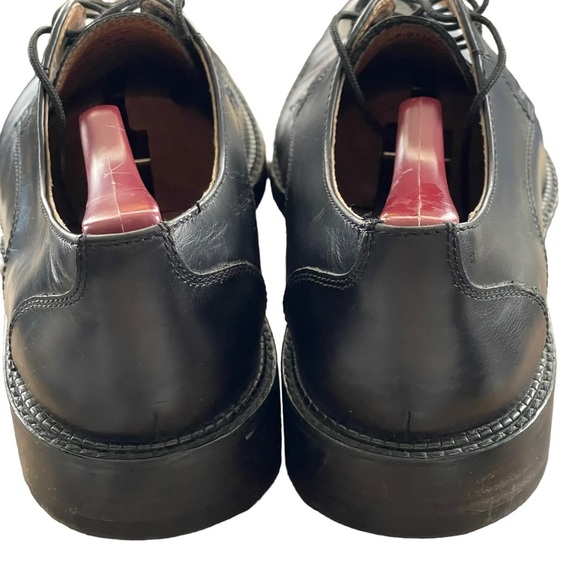 Johnston Murphy Mens Size9 Shoes Black Leather Plain Toe Oxford Dress Casual main image 6